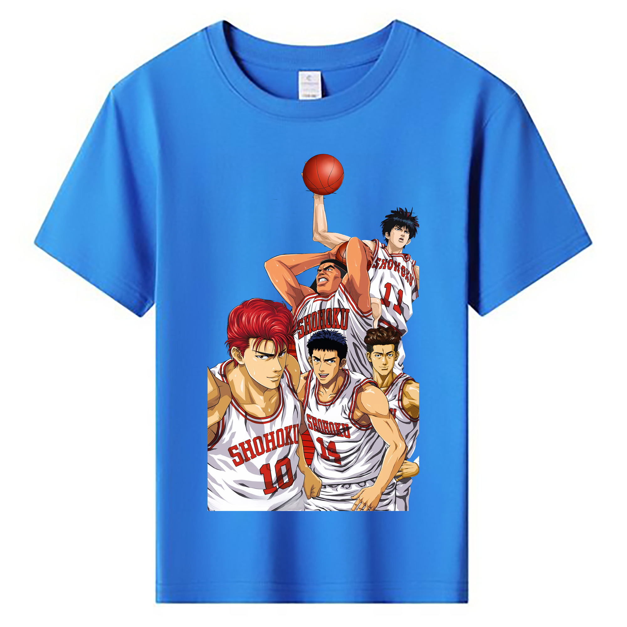（画像用） SLAM DUNK／スラムダンク 綿100％キッズTシャツ（フロントプリント）